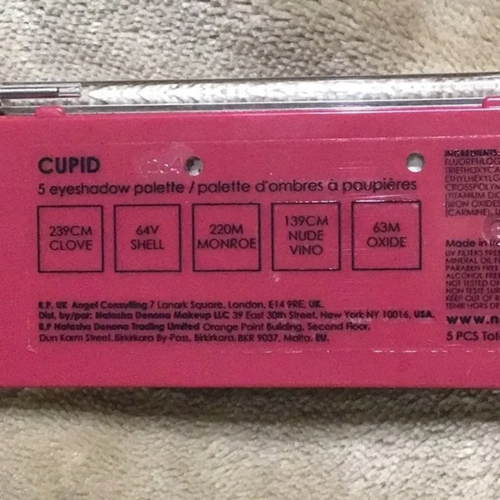 New Natasha Denona Cupid Eyeshadow Palette
